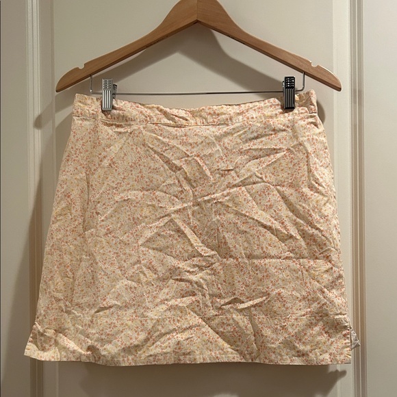 American Eagle Outfitters stretch Floral boxy preppy Skirt pockets/zip back 10 - Picture 1 of 12